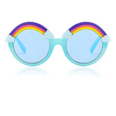 Kids Sunglasses Stylish and Compact Kids Eyewear for Summer (Blue)